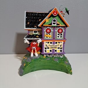 Dept 56 Halloween Village Haunted House Tours M&M No Bowl Or Figure‎